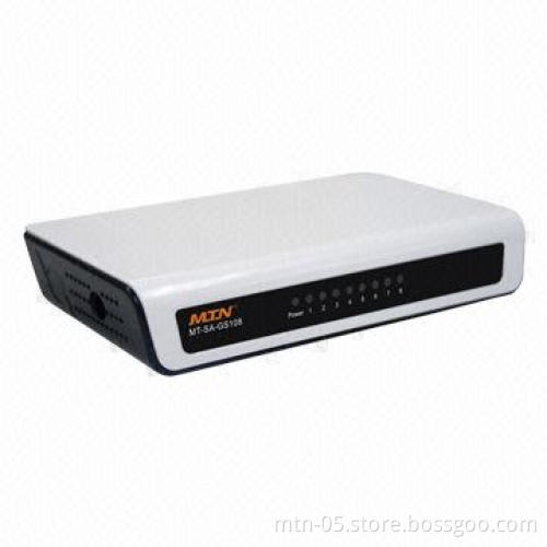 8-port 10/100Mbps Ethernet Switch, All Ports Support 802.3x Flow Control